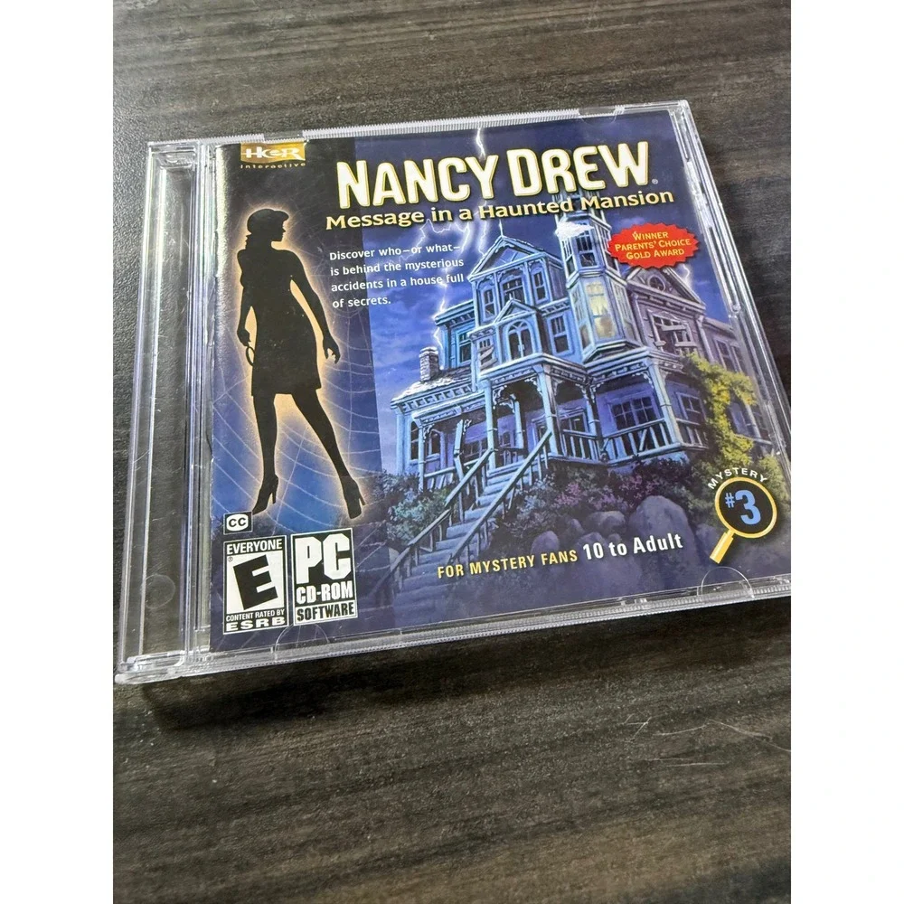 Nancy Drew Message in a Haunted Mansion PC CD-ROM Mystery 3 HER Interactive Game